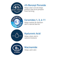 CeraVe Acne Foaming Cream Cleanser – 150ml