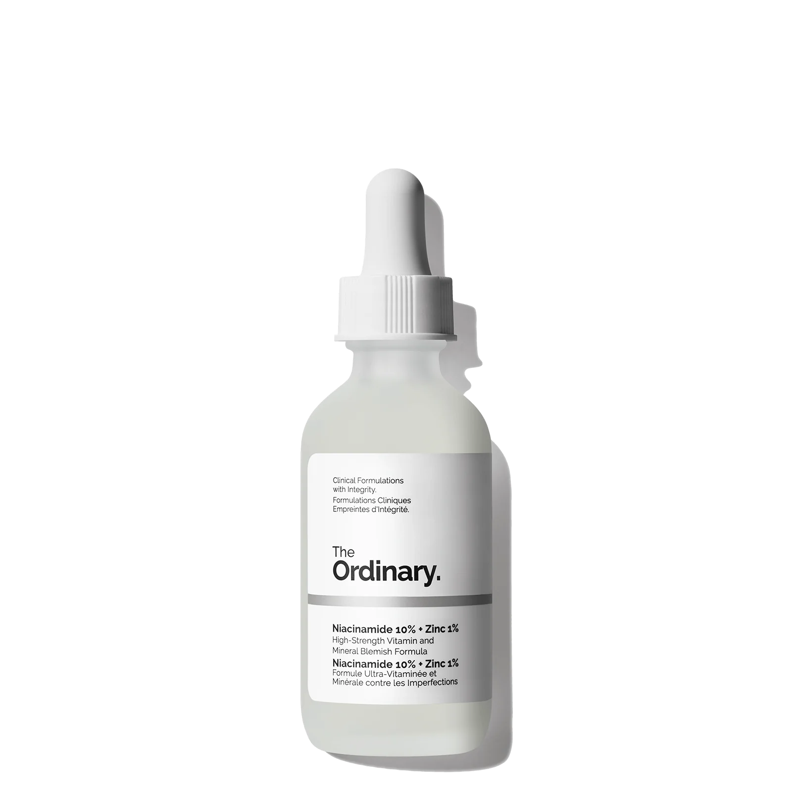 The Ordinary Niacinamide 10% Zinc 1% 30 mL serum.