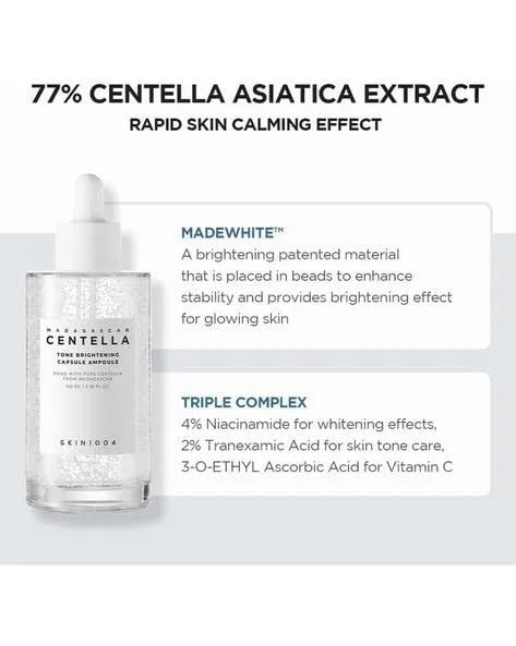 SKIN1004 Madagascar Centella Tone Brightening Capsule Ampoule, 100ml